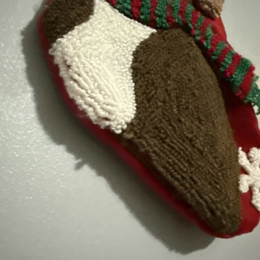 Festive Jingles and joy‎ Doggie Red Christmas Stocking Fast Free Shipping